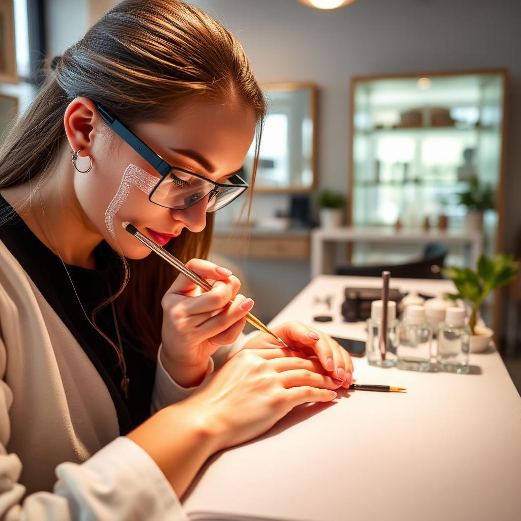 Sessão de manicure profissional
